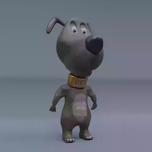 3D Dog Character Design