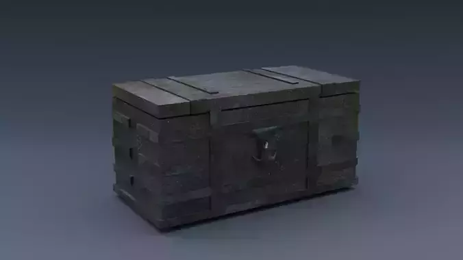Chest 3D metal