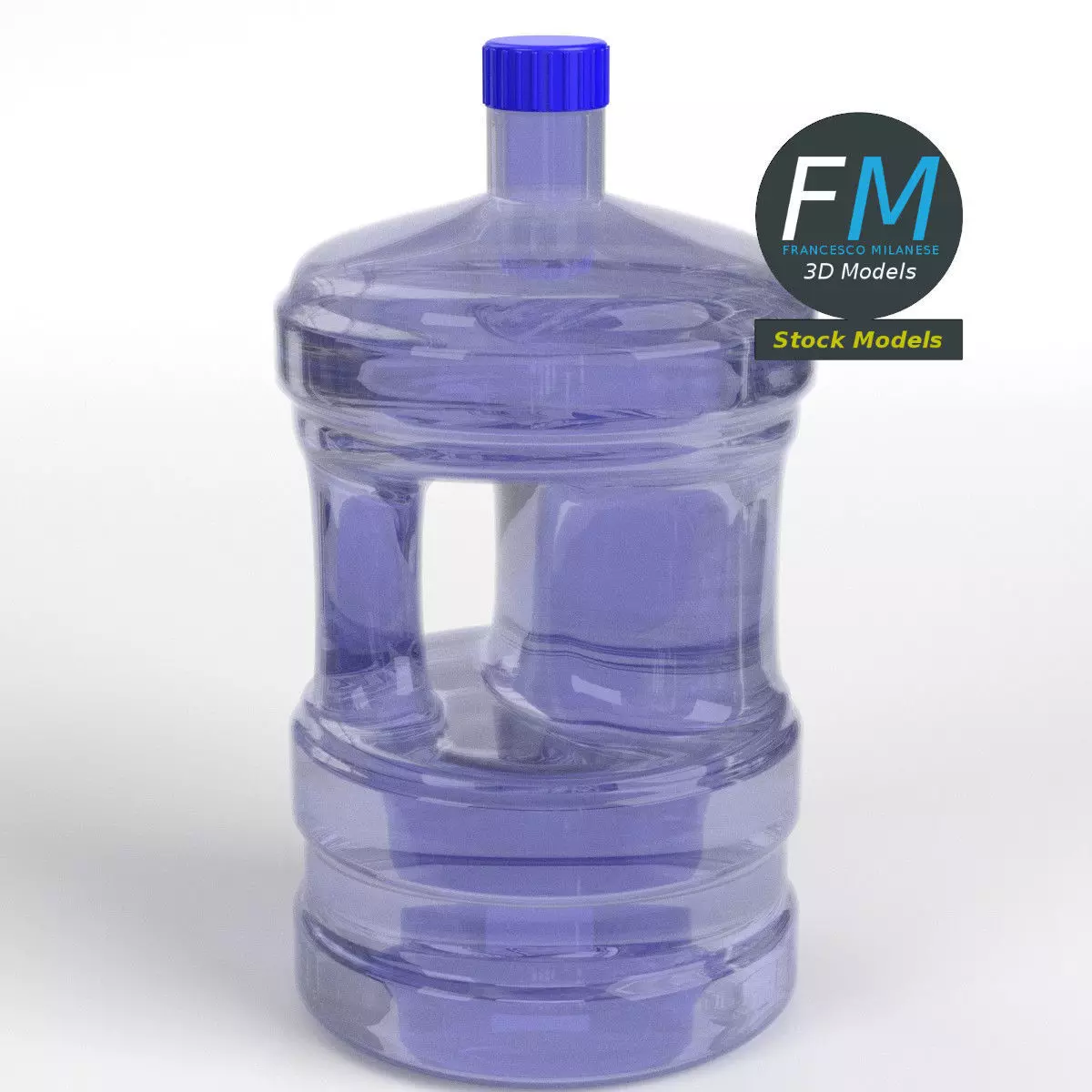 Water jug 3D model_0