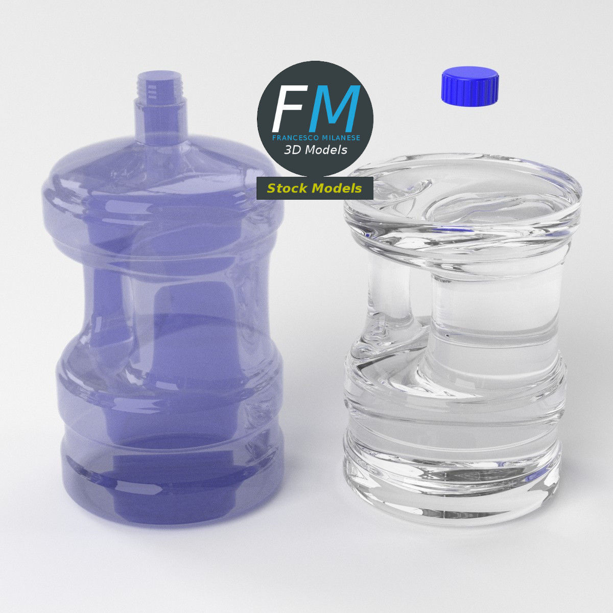 Water jug 3D model_5