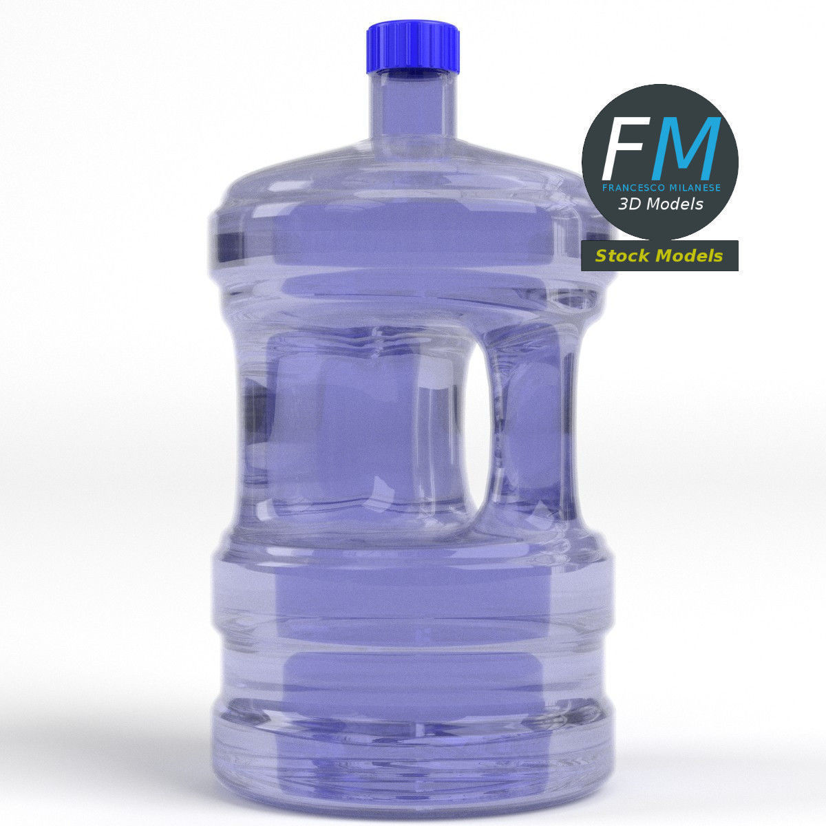 Water jug 3D model_4