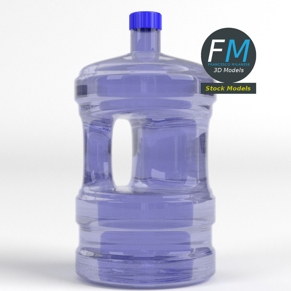 Water jug 3D model_3