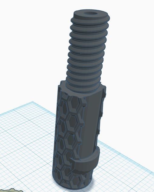 ICE SPLIT GRIP REELSEAT akaGrippyGrip 3D print model_12