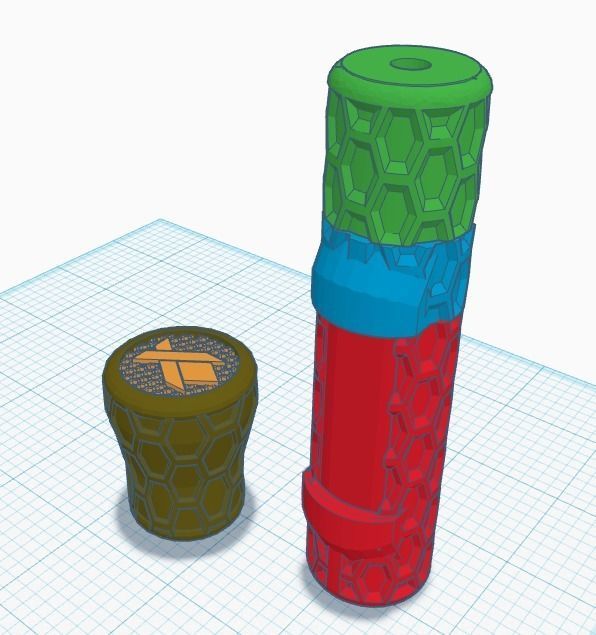 ICE SPLIT GRIP REELSEAT akaGrippyGrip 3D print model_9