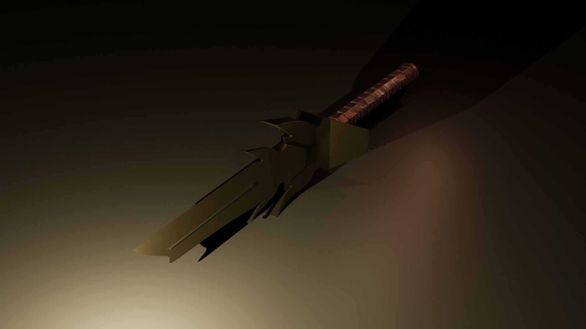 Concept Sword 3D model_2
