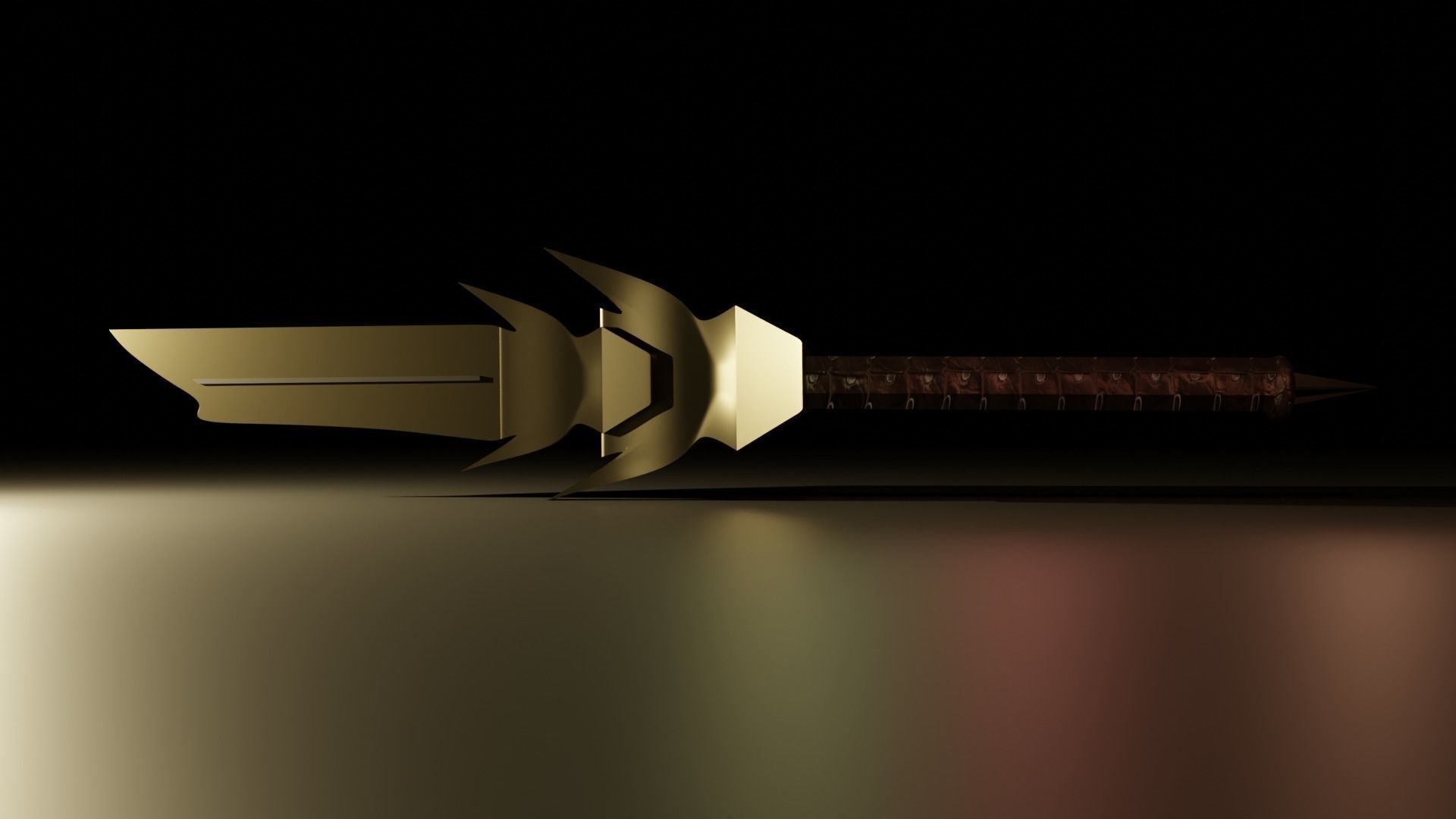Concept Sword 3D model_1