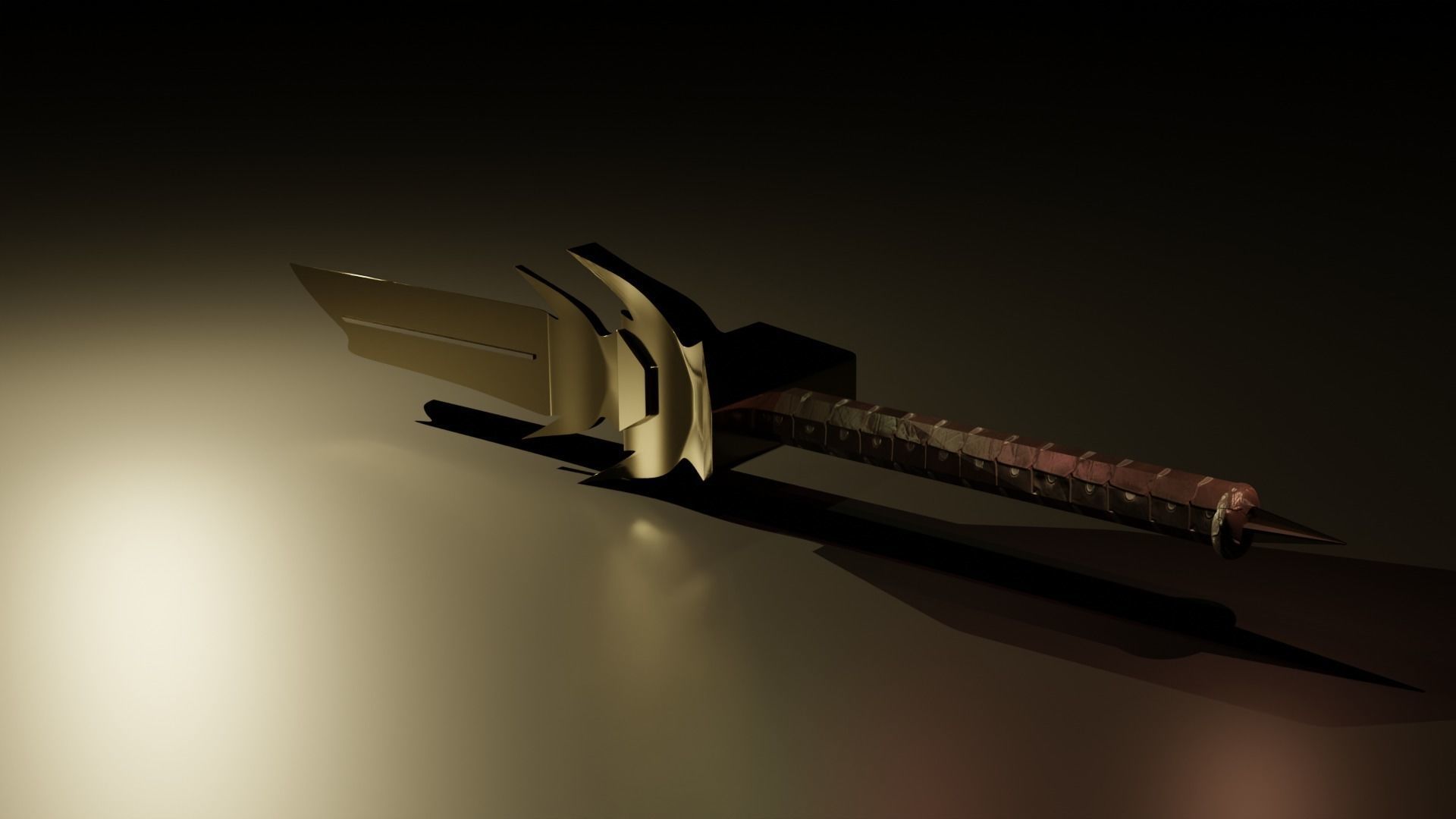 Concept Sword 3D model_4