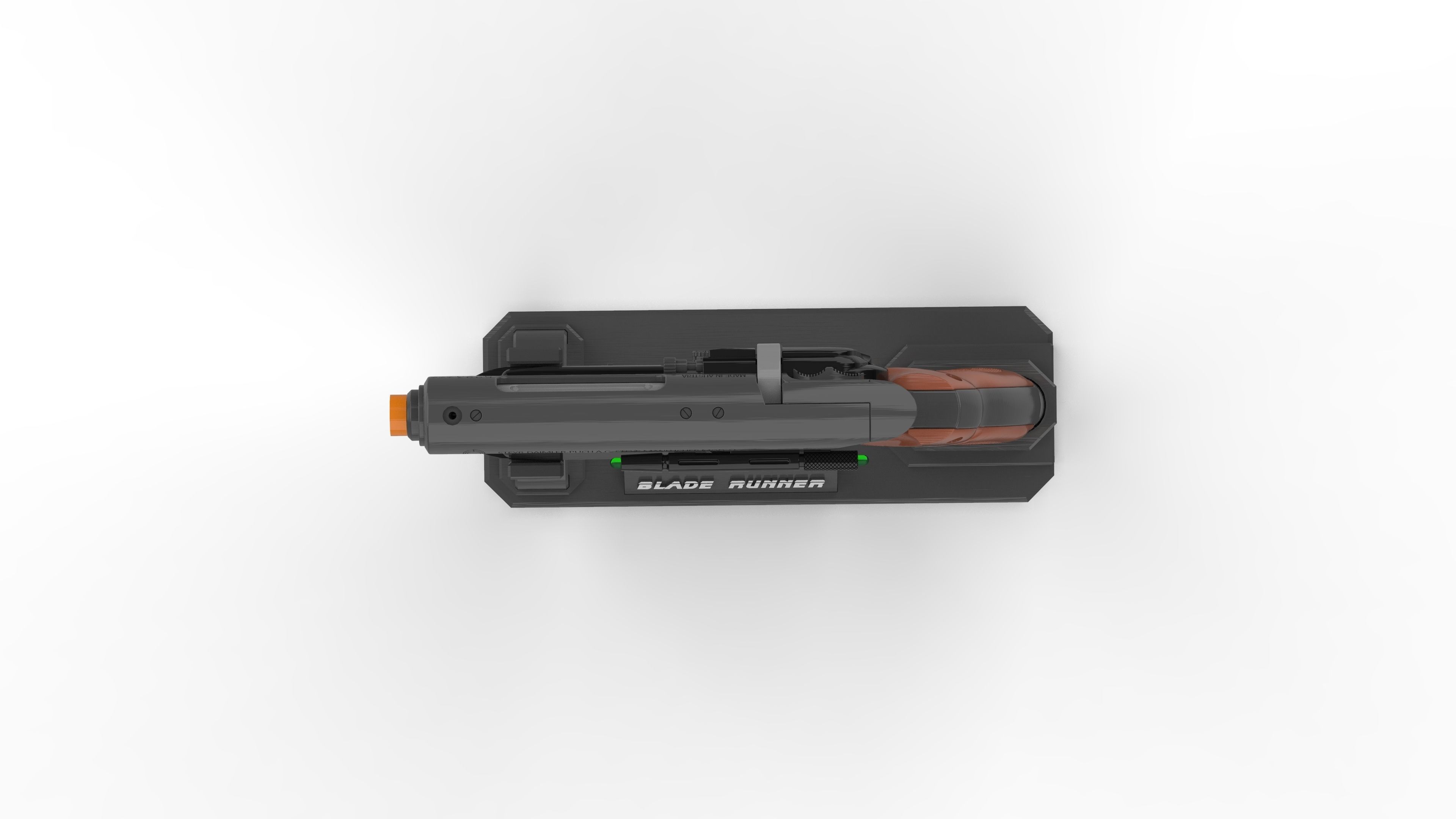 Deckards Blaster - BladeRunner - Commercial - Printable 3d model 3D print model_5