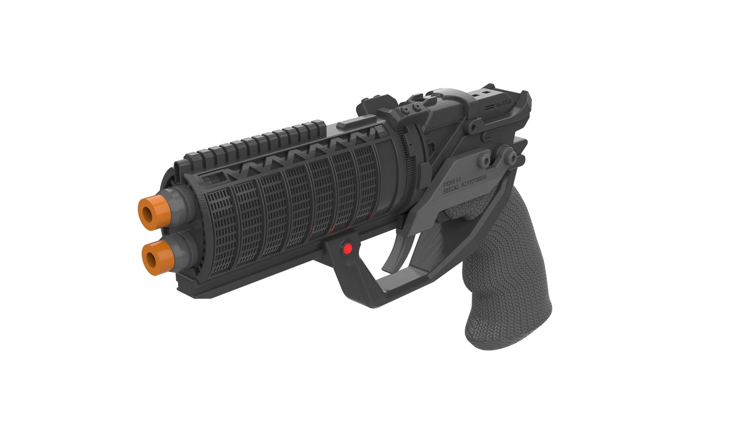 Agent K Blaster - Blade Runner 2049 - Commercial - Printable STL 3D print model_7