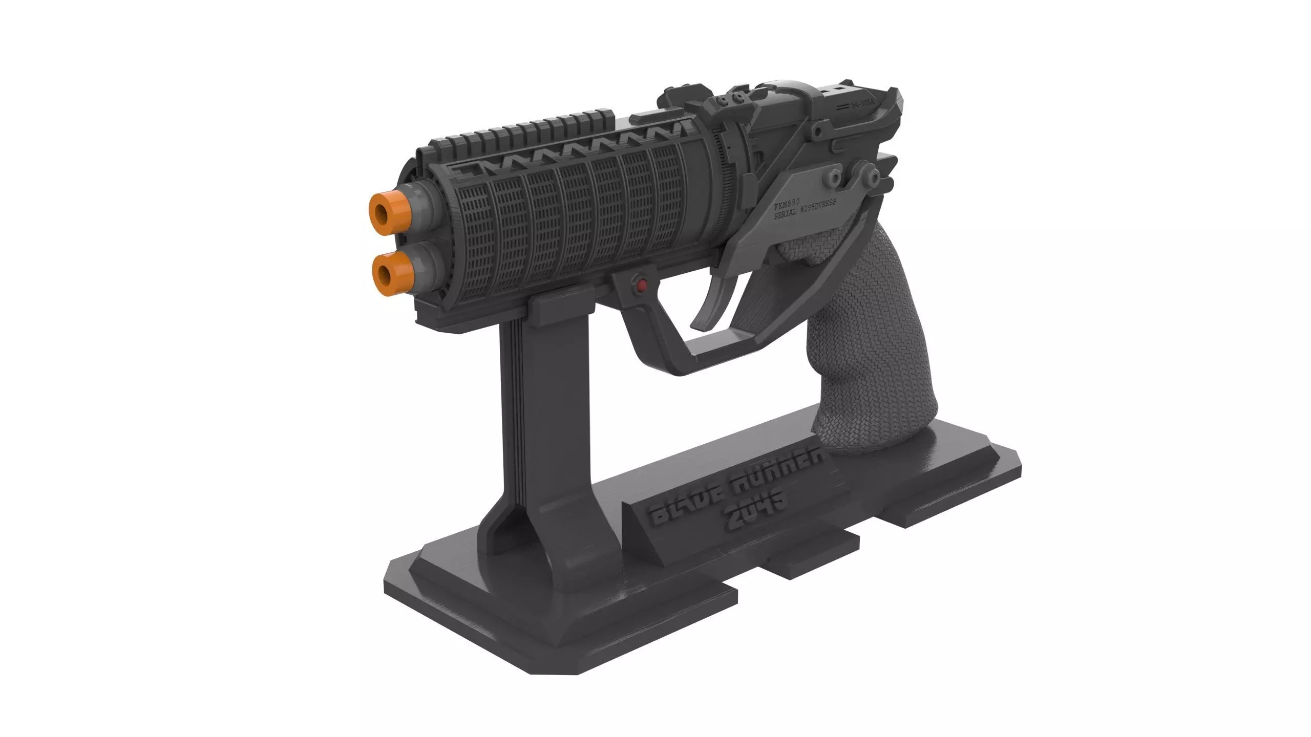 Agent K Blaster - Blade Runner 2049 - Commercial - Printable STL 3D print model_0