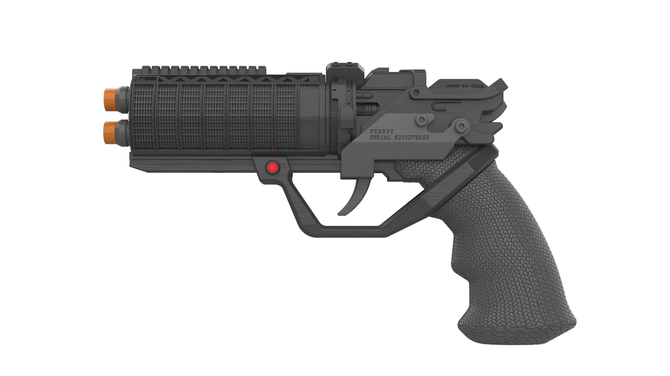 Agent K Blaster - Blade Runner 2049 - Commercial - Printable STL 3D print model_8