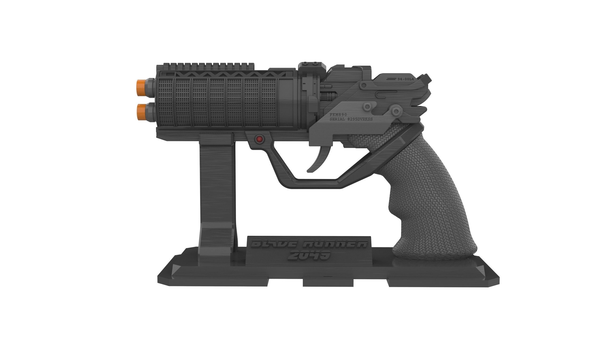 Agent K Blaster - Blade Runner 2049 - Commercial - Printable STL 3D print model_2