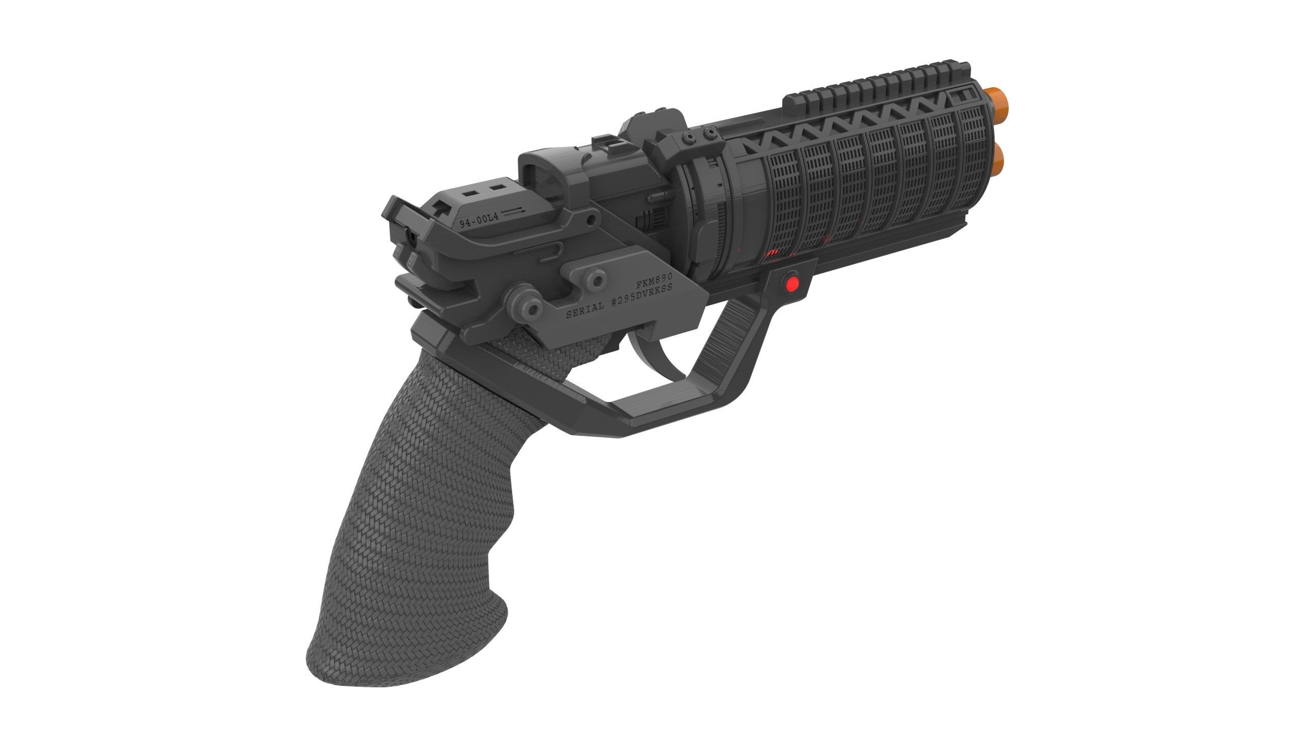 Agent K Blaster - Blade Runner 2049 - Commercial - Printable STL 3D print model_10