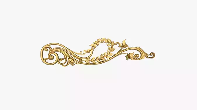 Classic decor ornament 252 3D model