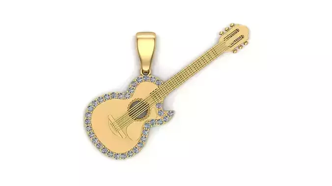 Guitar pendant
