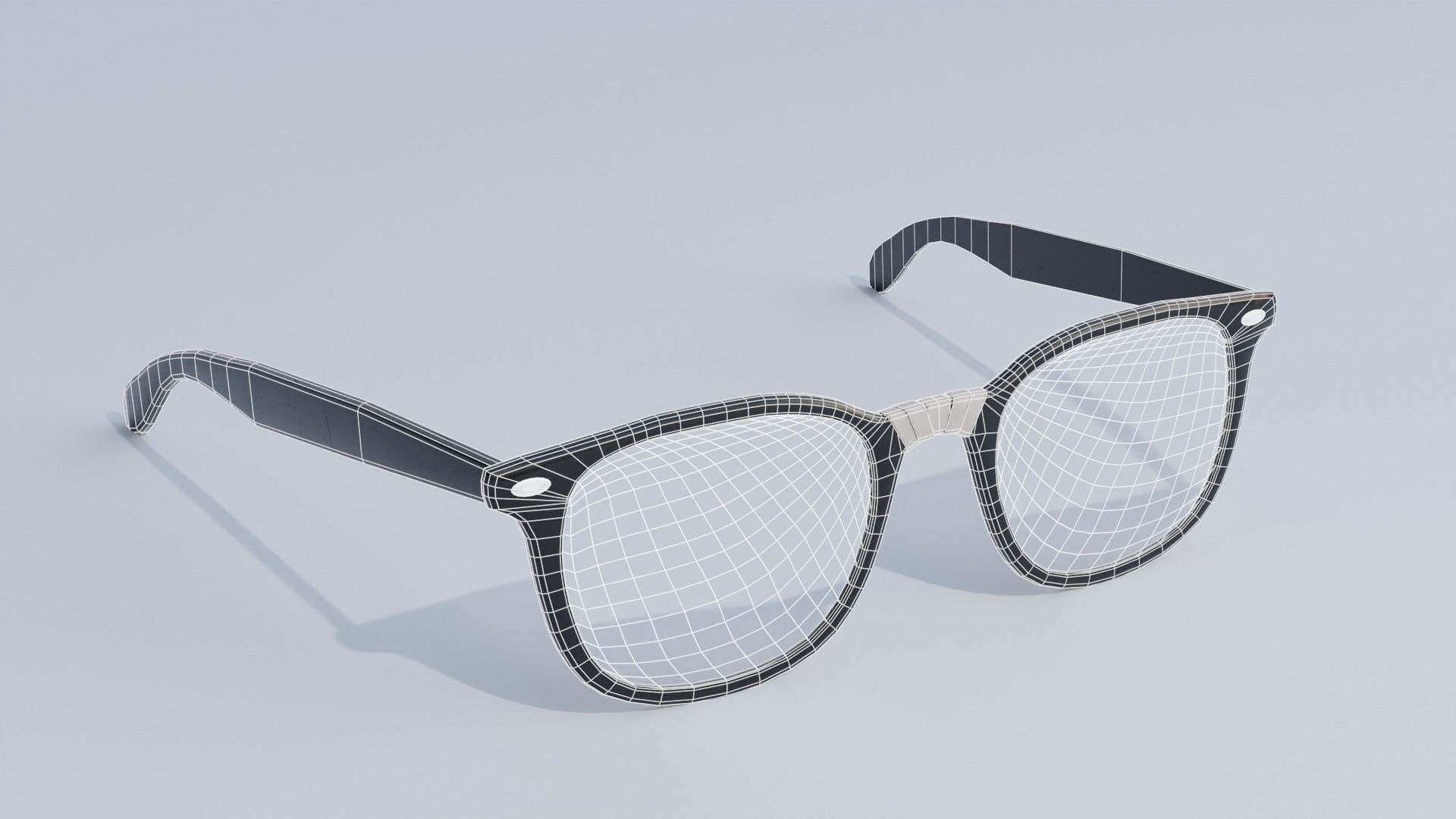 Nerdy Glasses 3D model_1