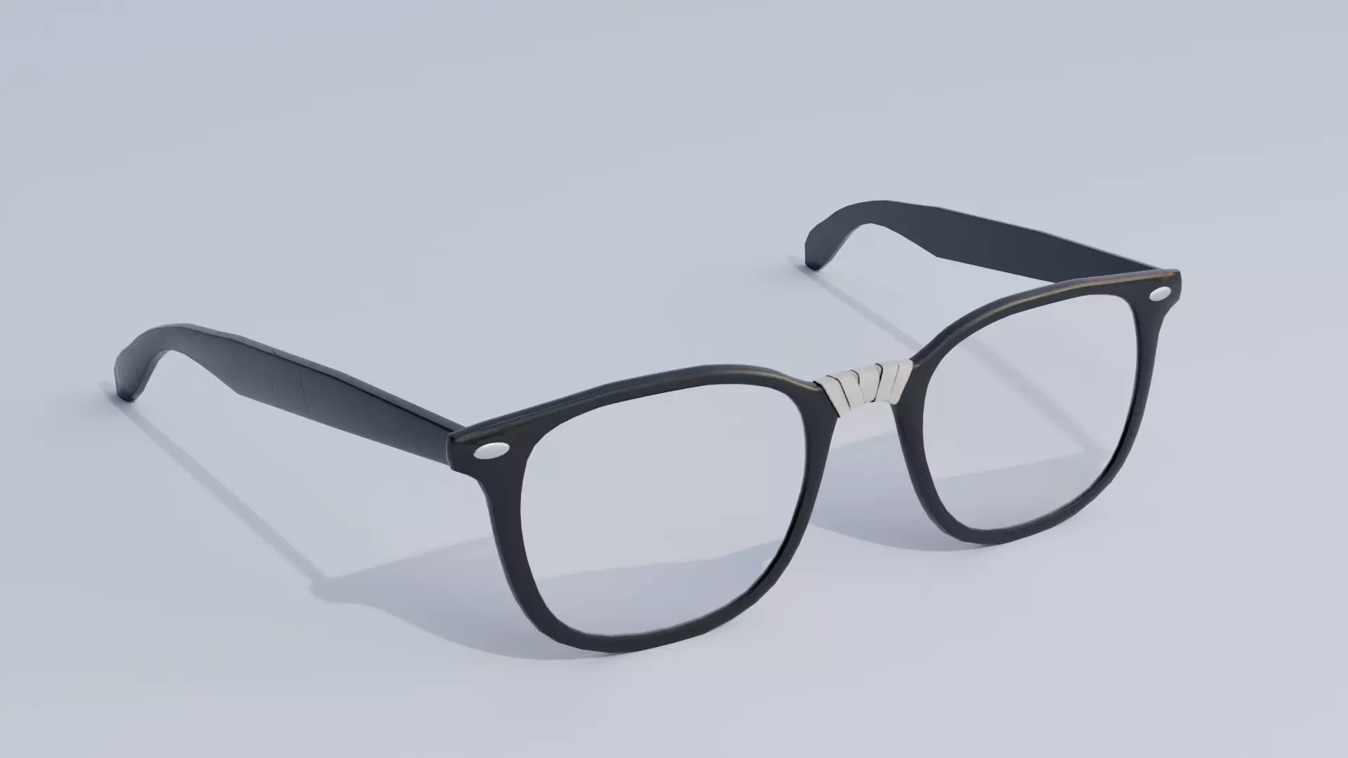 Nerdy Glasses 3D model_0