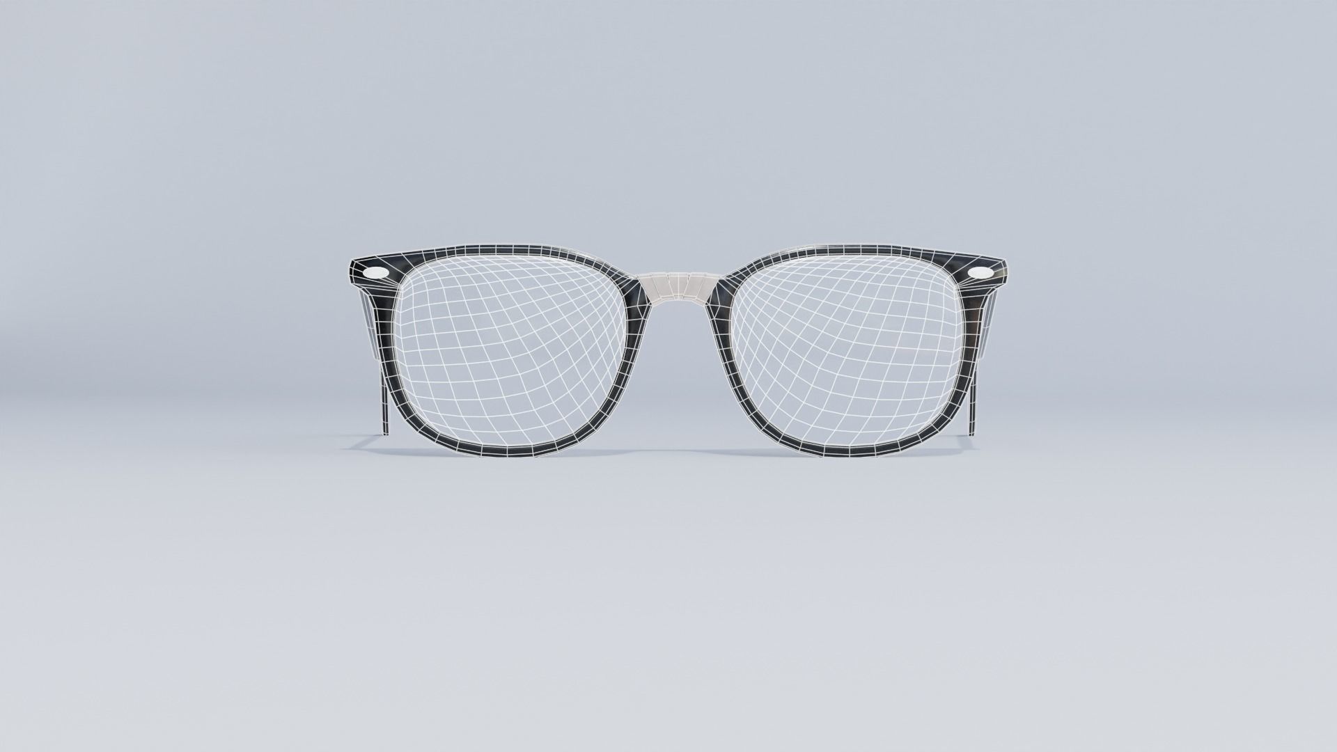 Nerdy Glasses 3D model_5