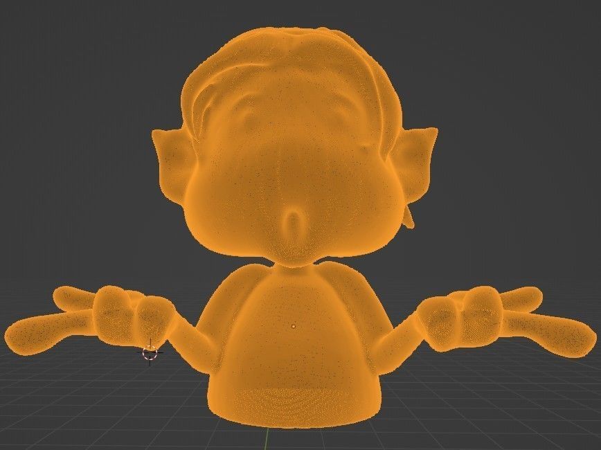 Dondi Graffiti character  3D print model_1