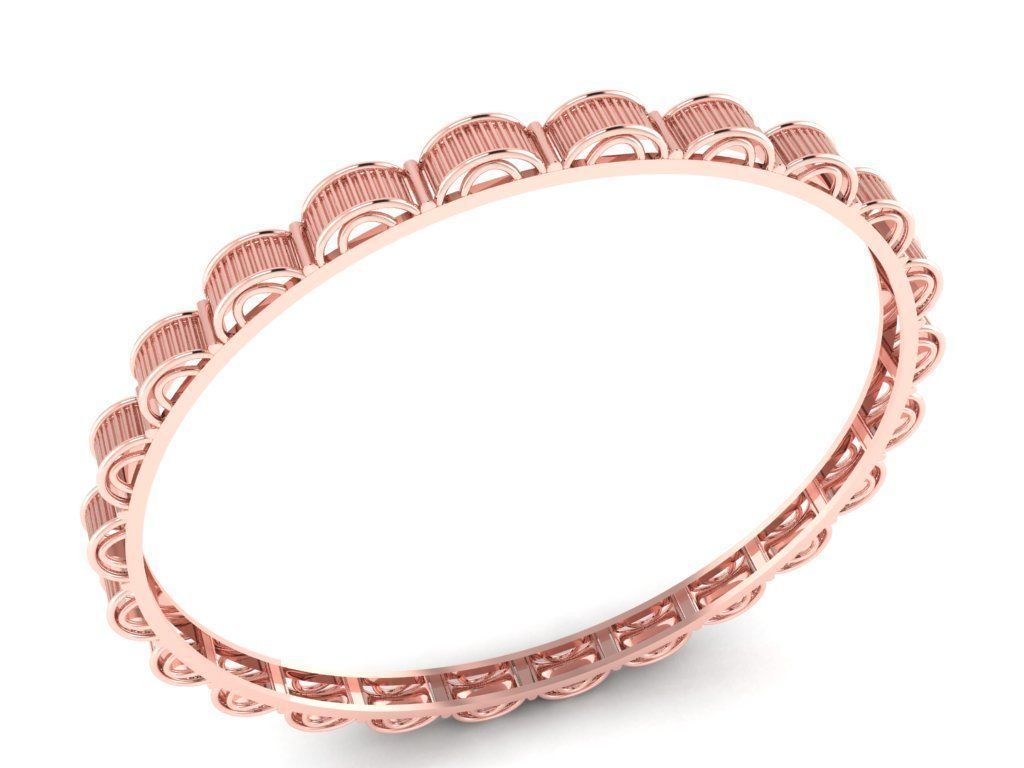 Traditional Bracelet 3D print model_2