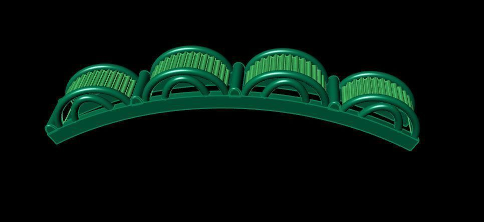 Traditional Bracelet 3D print model_3