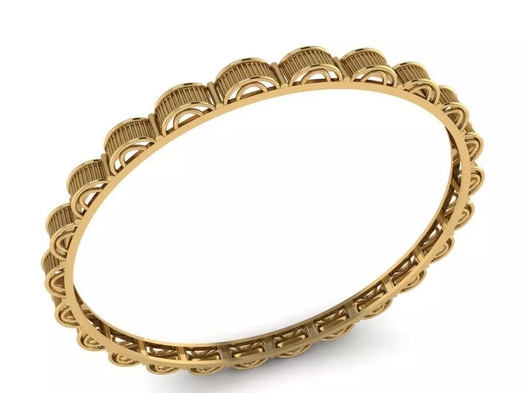 Traditional Bracelet 3D print model_0