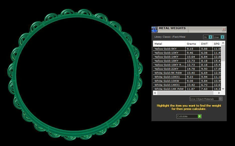 Traditional Bracelet 3D print model_4