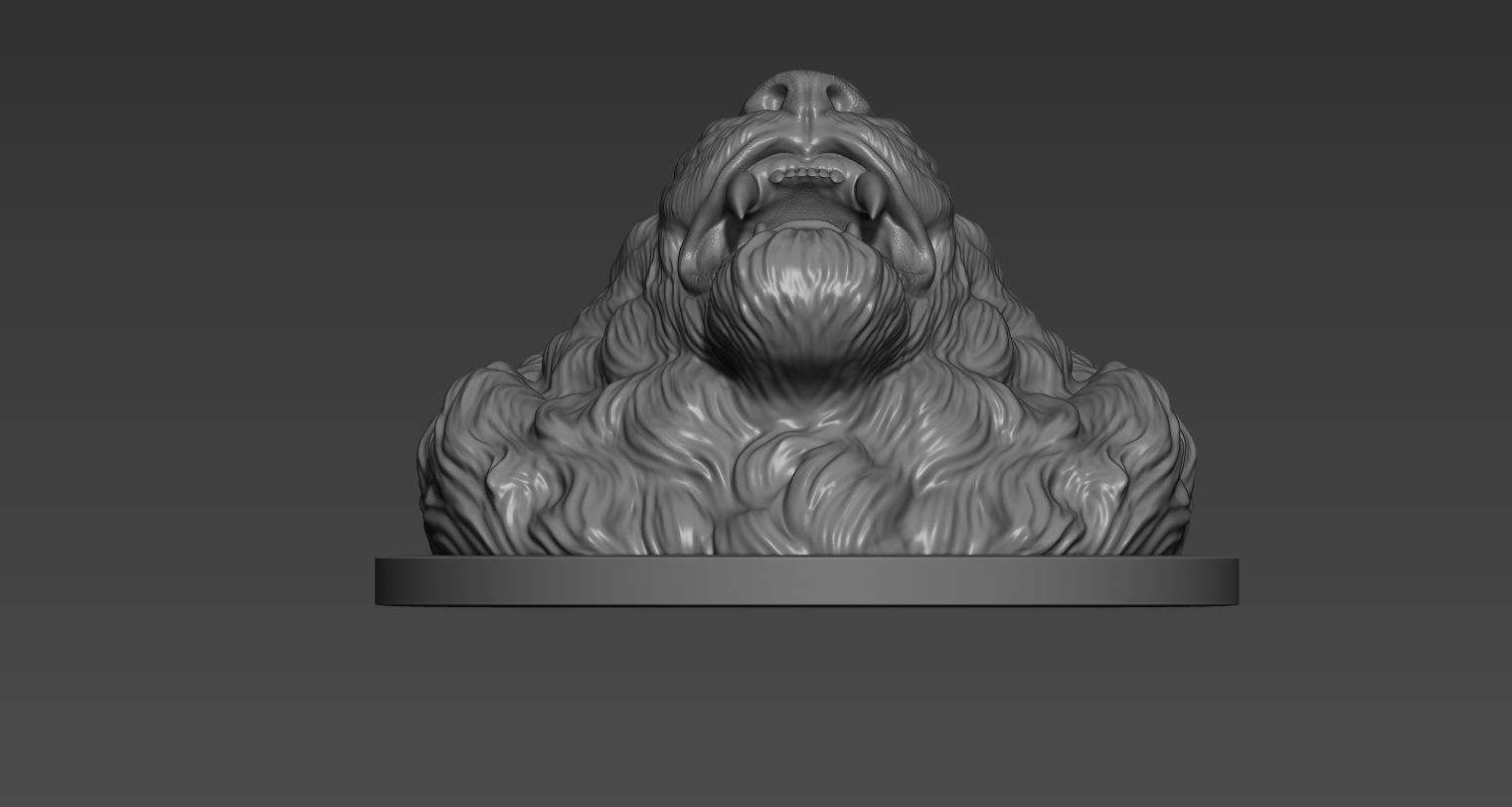 Tiger pendant 3D print model_7