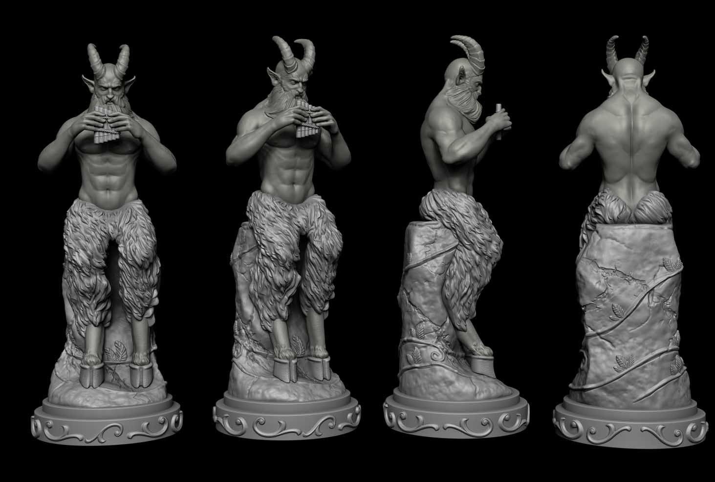 Pan God 3D print model_6