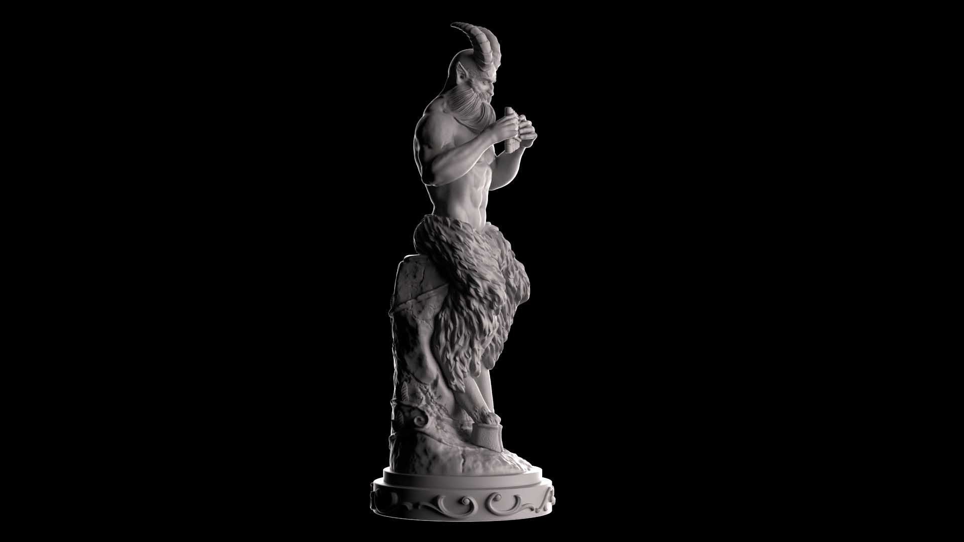 Pan God 3D print model_3