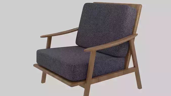Wooden minimalist chair
