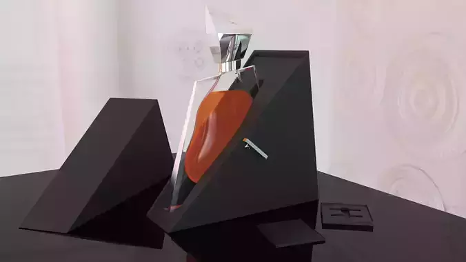 Richard Hennessy Cognac 3D Model 3D model
