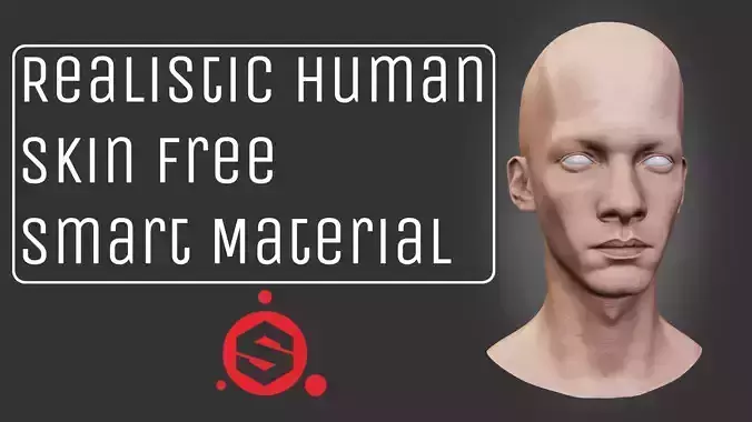 Realistic Human Skin Free Smart Material Free 3D model