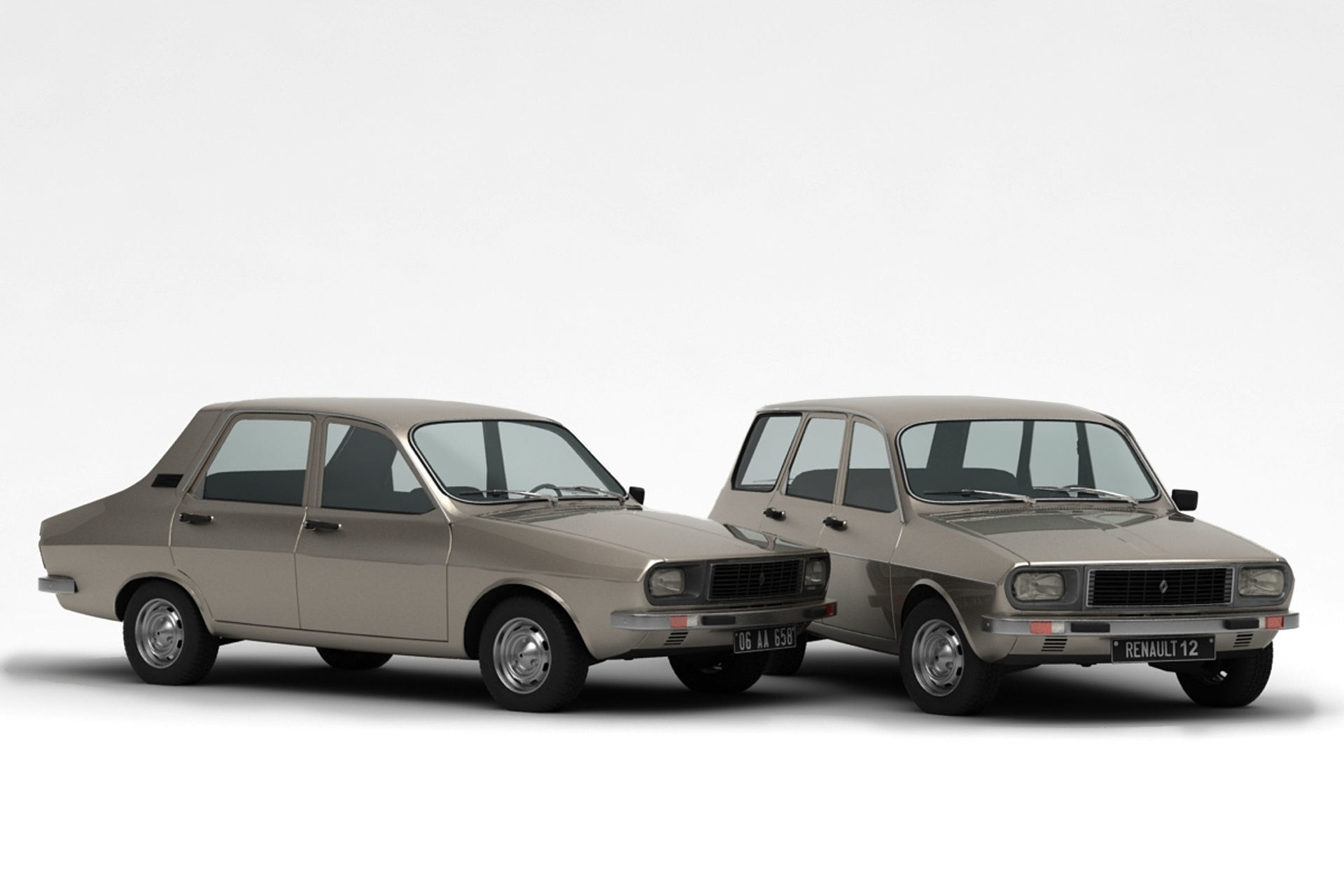 Renault 12 TS - TSW Pack 3D model_6