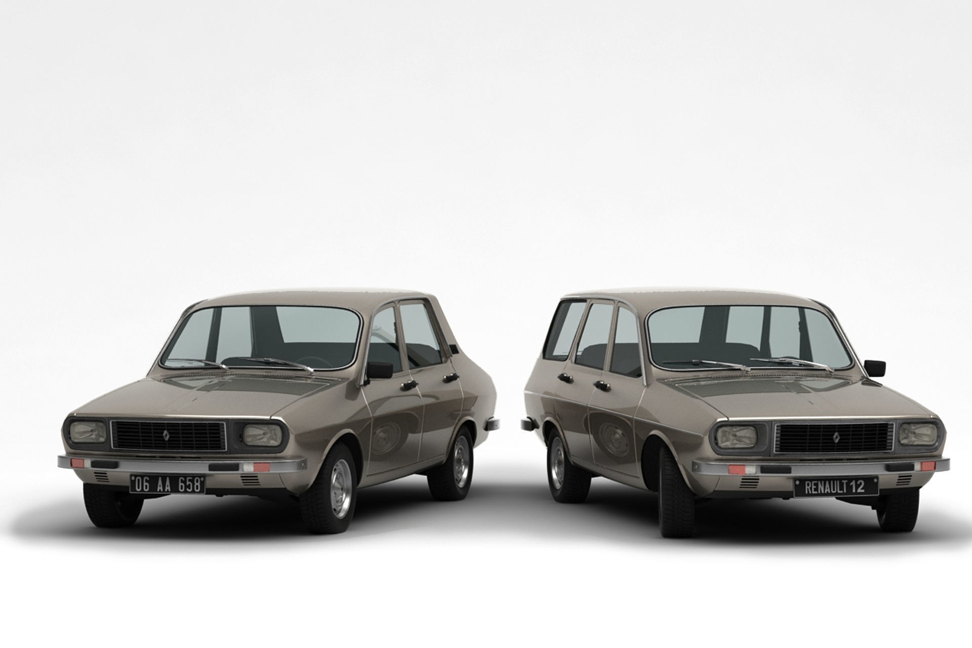 Renault 12 TS - TSW Pack 3D model_8