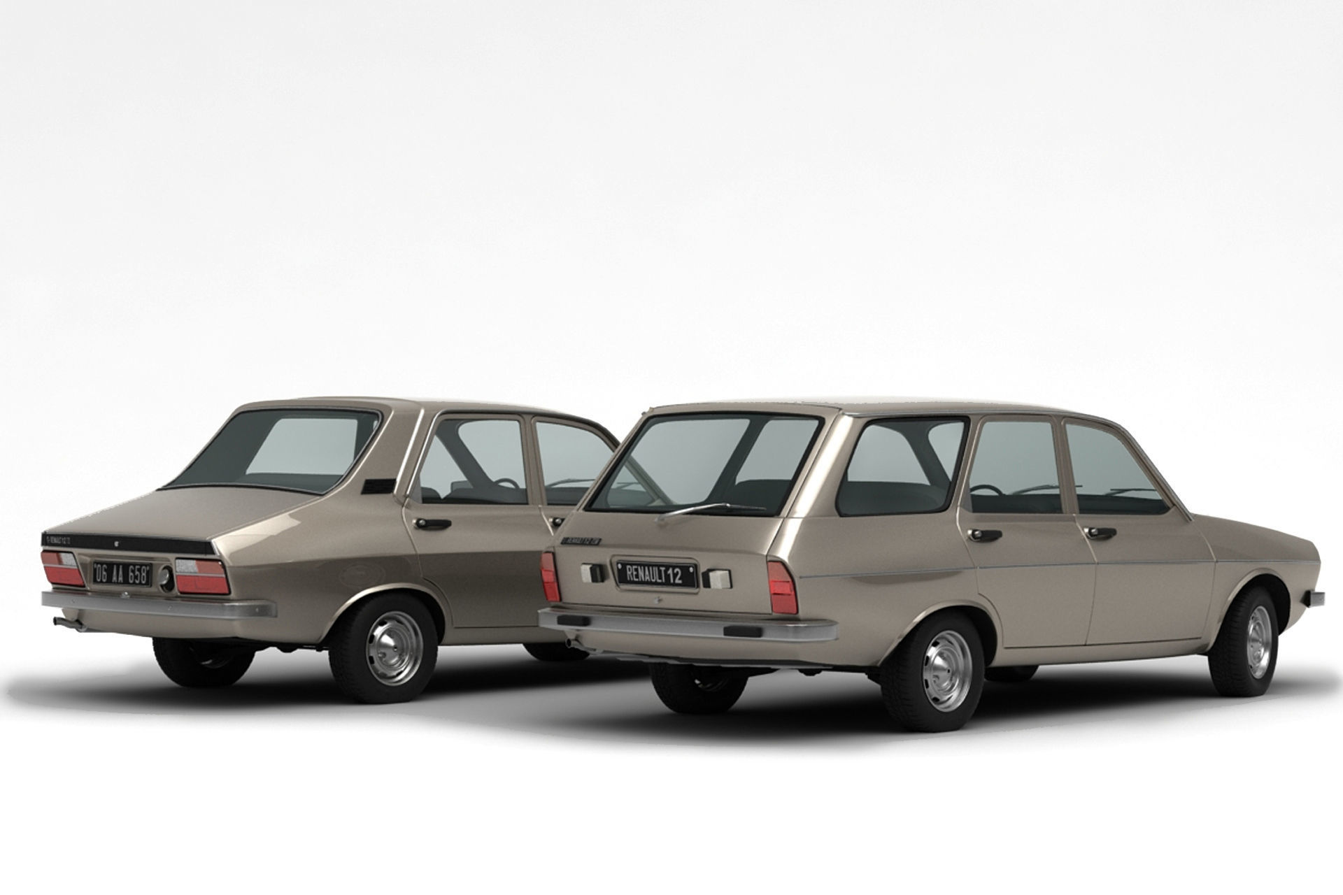 Renault 12 TS - TSW Pack 3D model_9