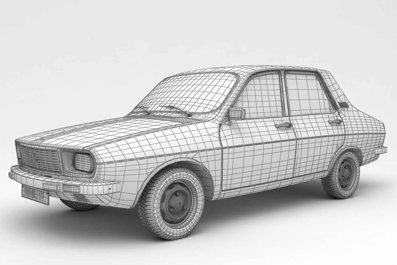 Renault 12 TS - TSW Pack 3D model_13