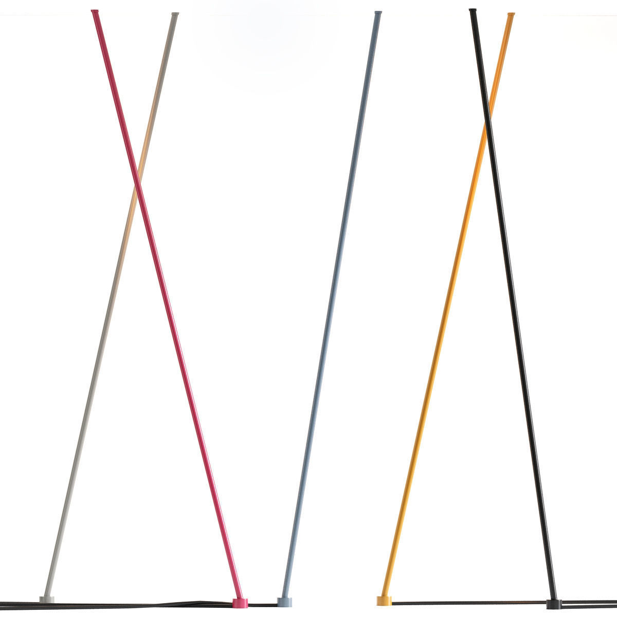 Elastica LED Floor Lamp 3D model_2