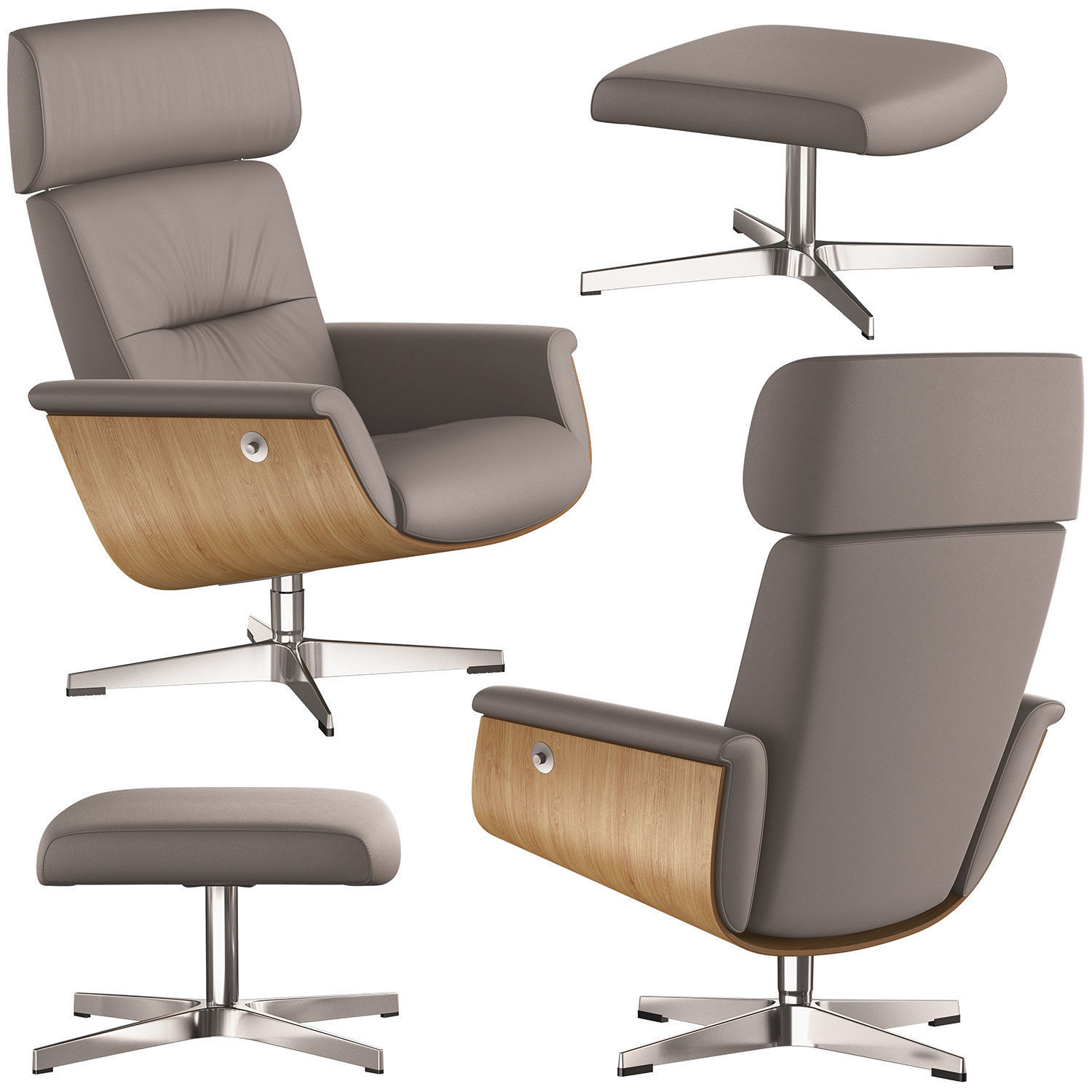 Alberta Evolution Armchair 3D model_3