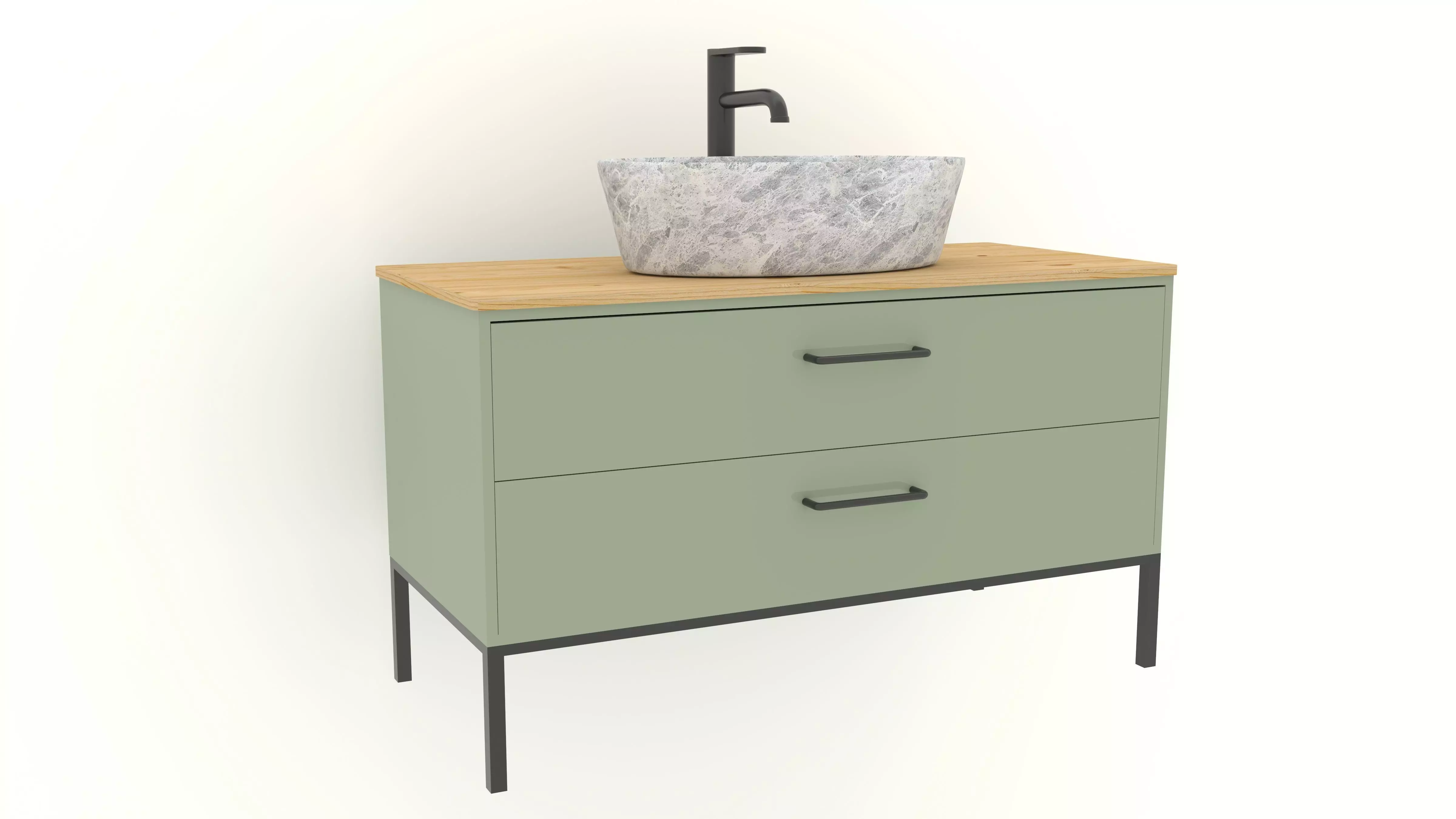 bathroom modern sink 3D model