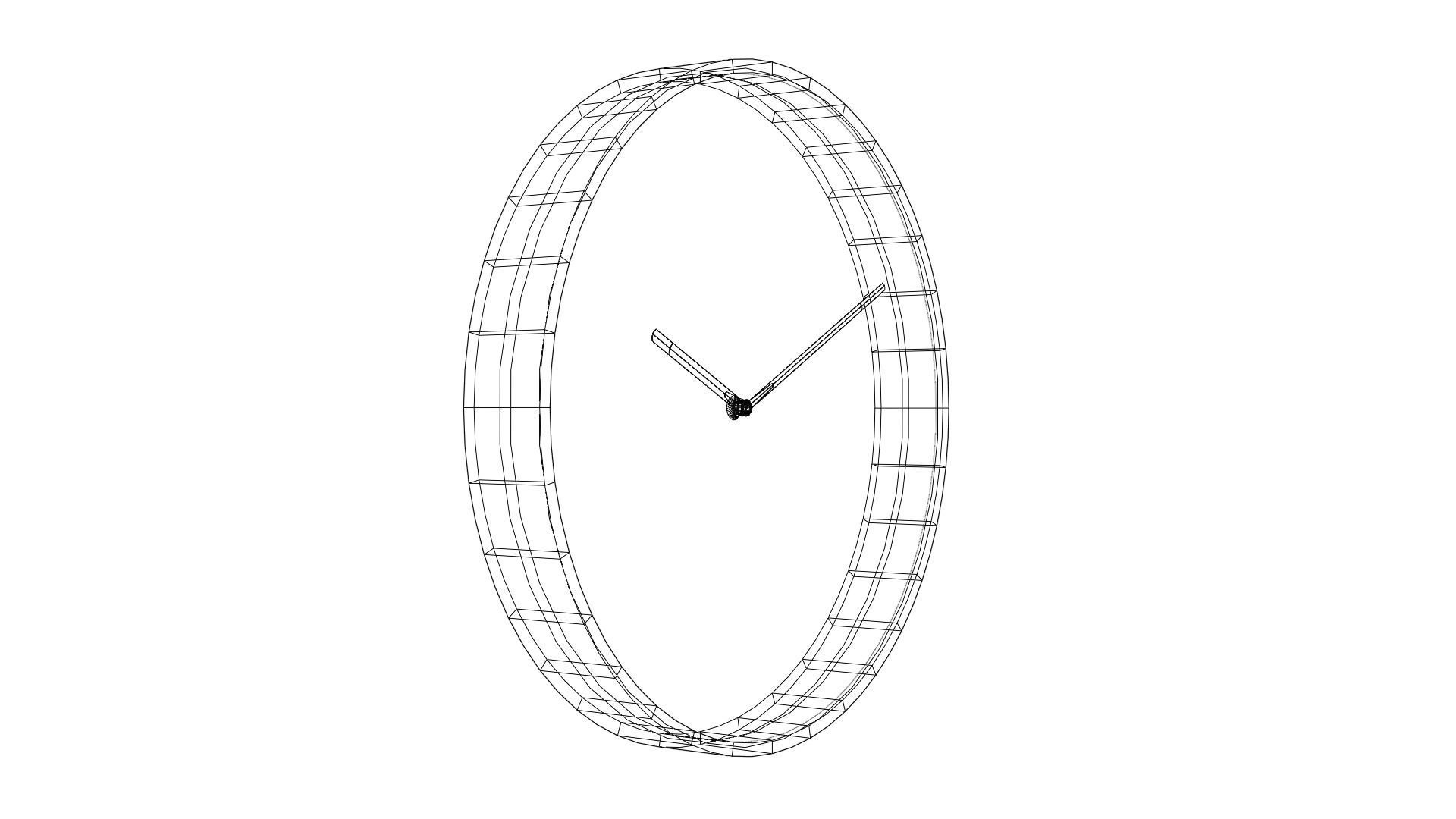 3D model Basic Realistic Wall Clock 3D model VR / AR / low-poly | CGTrader