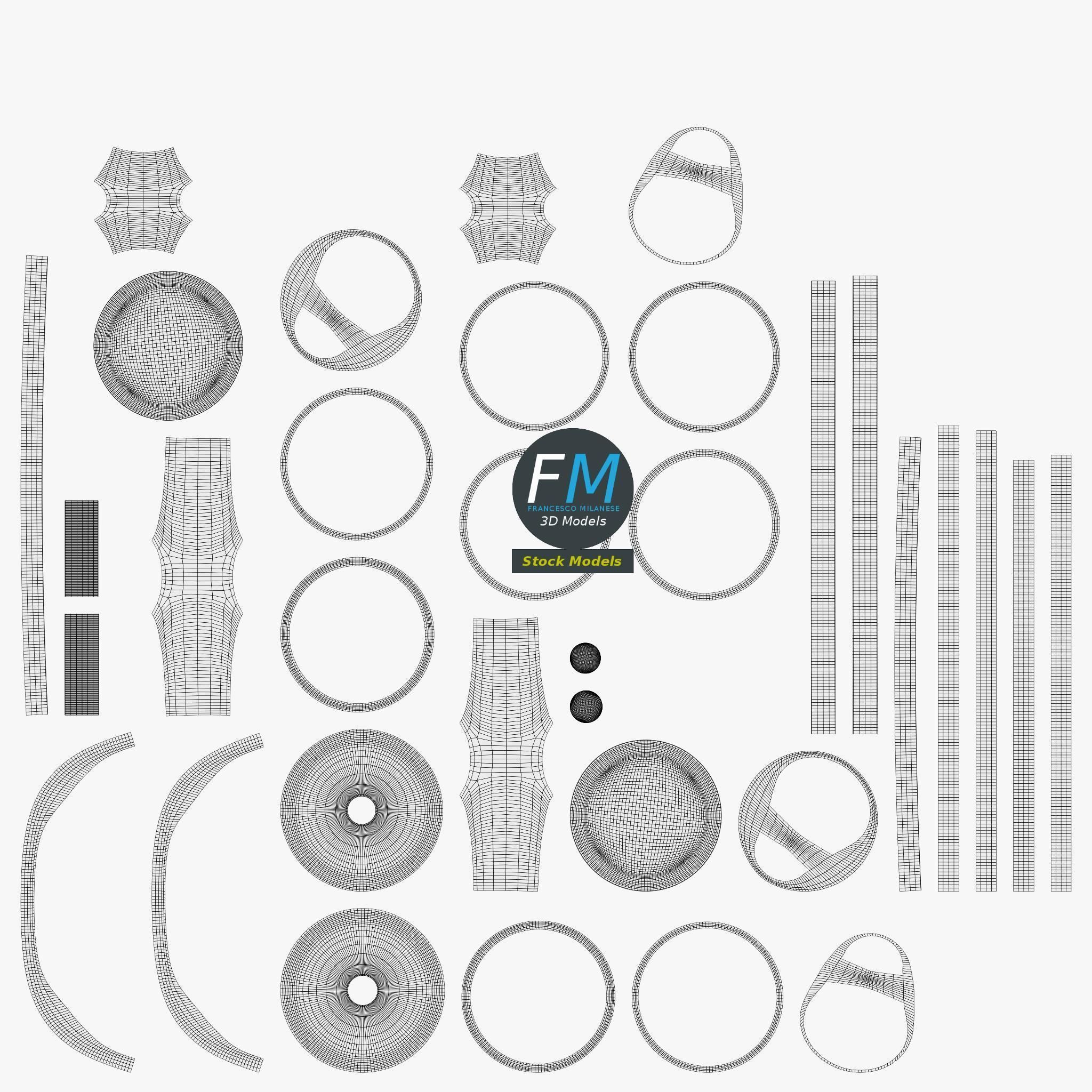 Cylindrical water cooler 3D model_11