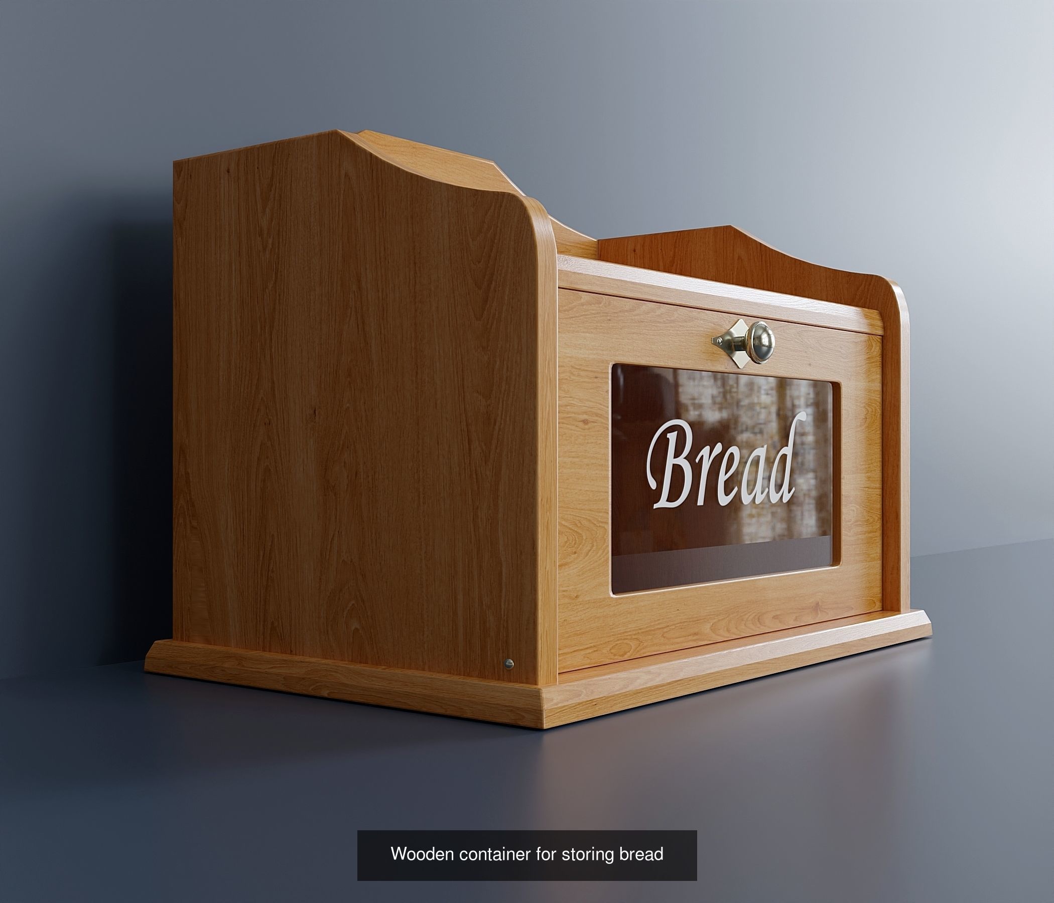 Sets of wooden kitchen utensils 3D Model Collection_5