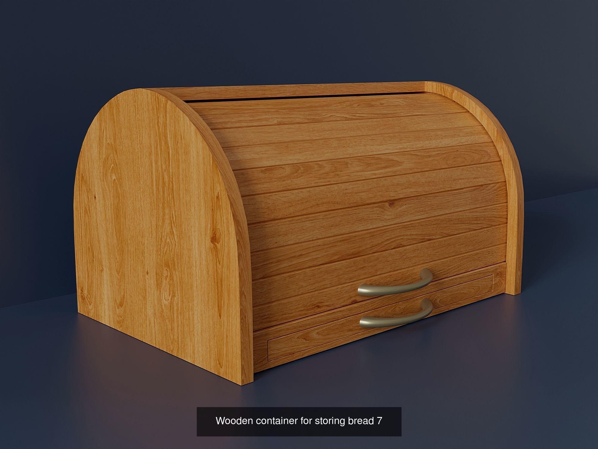 Sets of wooden kitchen utensils 3D Model Collection_6