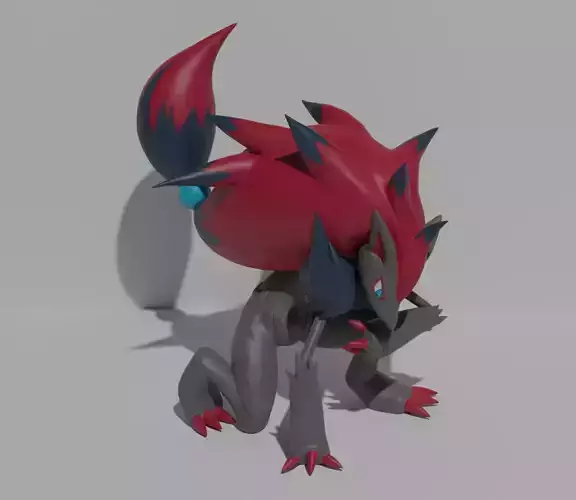 Zoroark pokemon 3D print model 3D print model Zoroark pokemon 3D print model 3D print model
