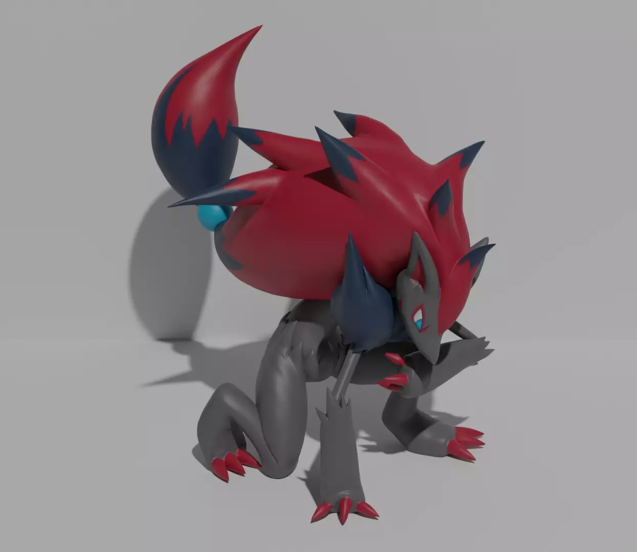 Zoroark pokemon 3D print model 3D print model_0