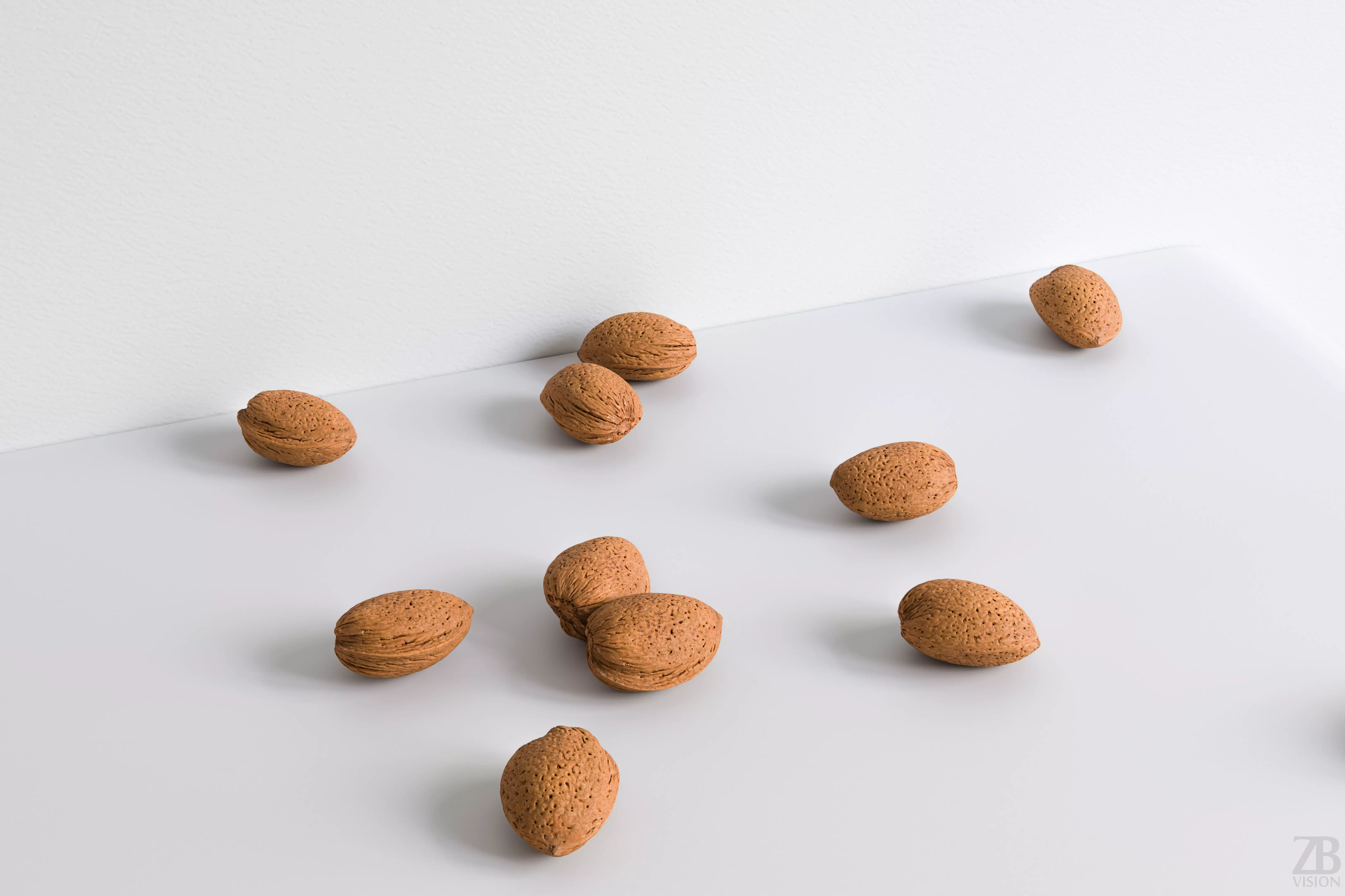 Almond 3D model
