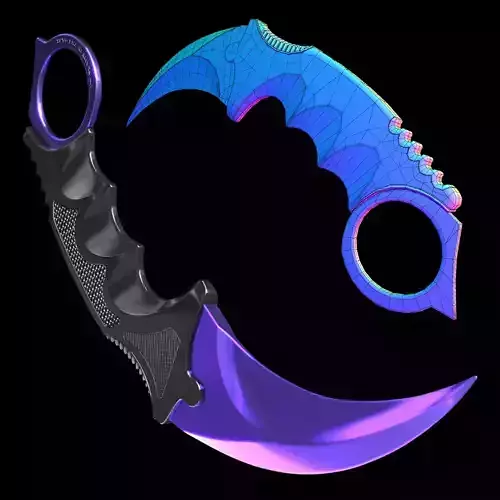 Karambit 3D Model bat knife 3D model