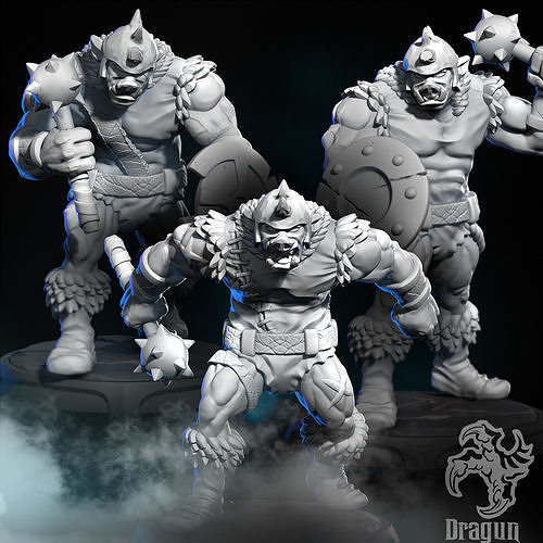 Orc Minions 3D print model