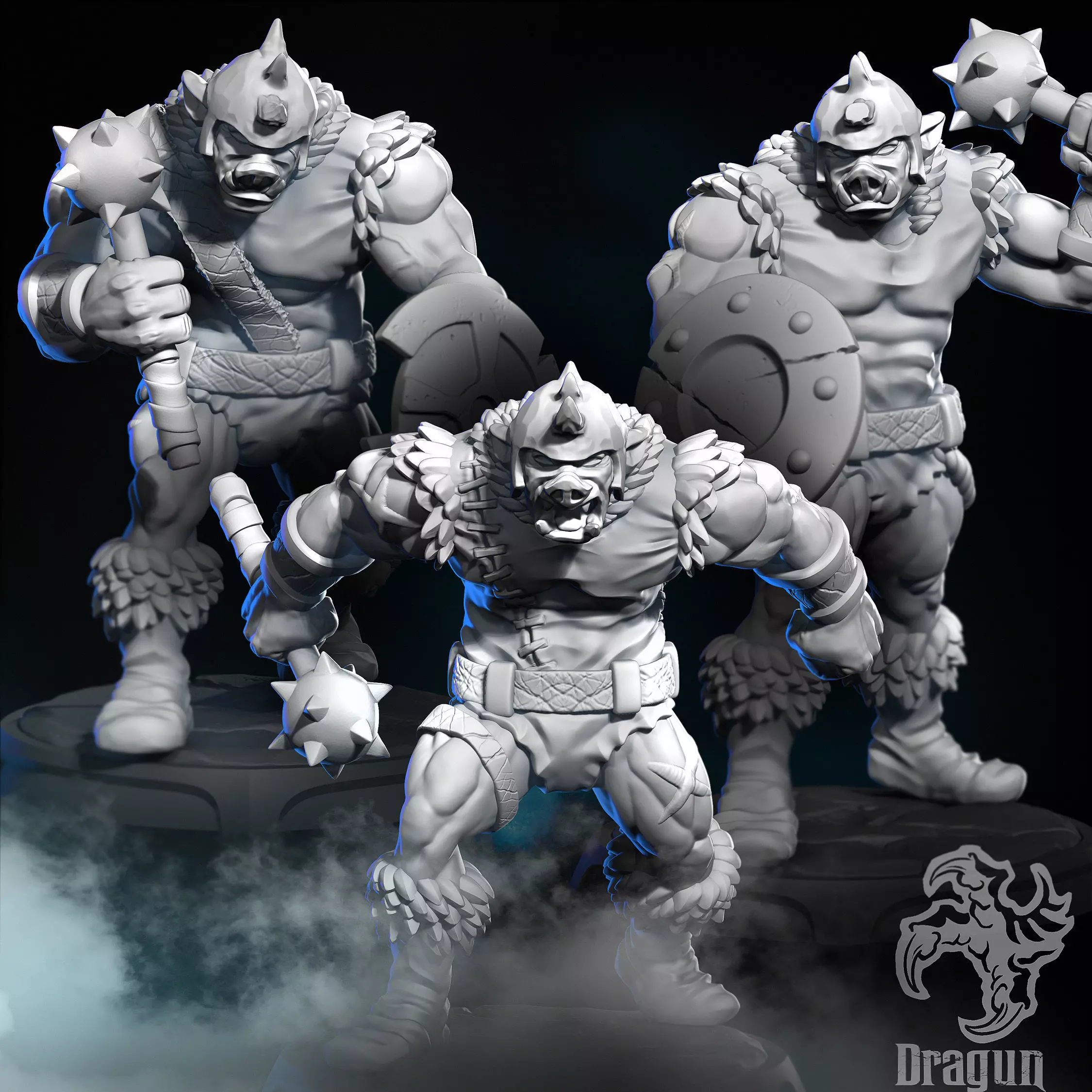 Orc Minions 3D print model_0